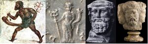Hermes with huge phallus, caduceus, cornucopia and double and four herm.jpg
